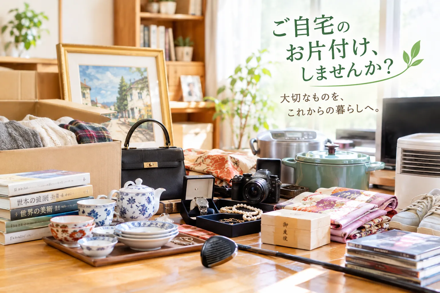 ご自宅のお片付け・整理のイメージ